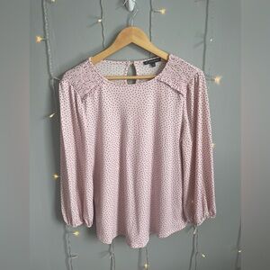 Pink Heart Dot Women's Top